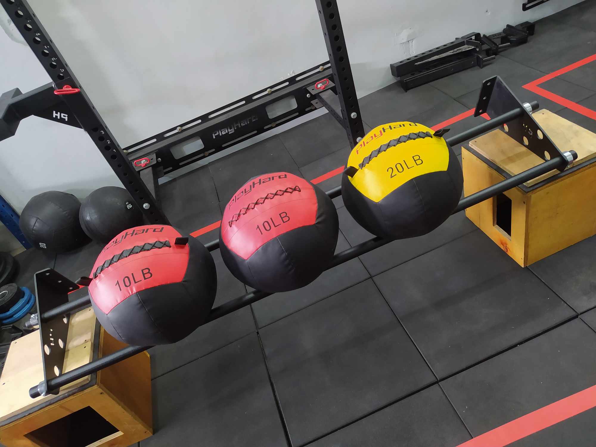 PlayHard Wall-Mounted Ball Storage Rack