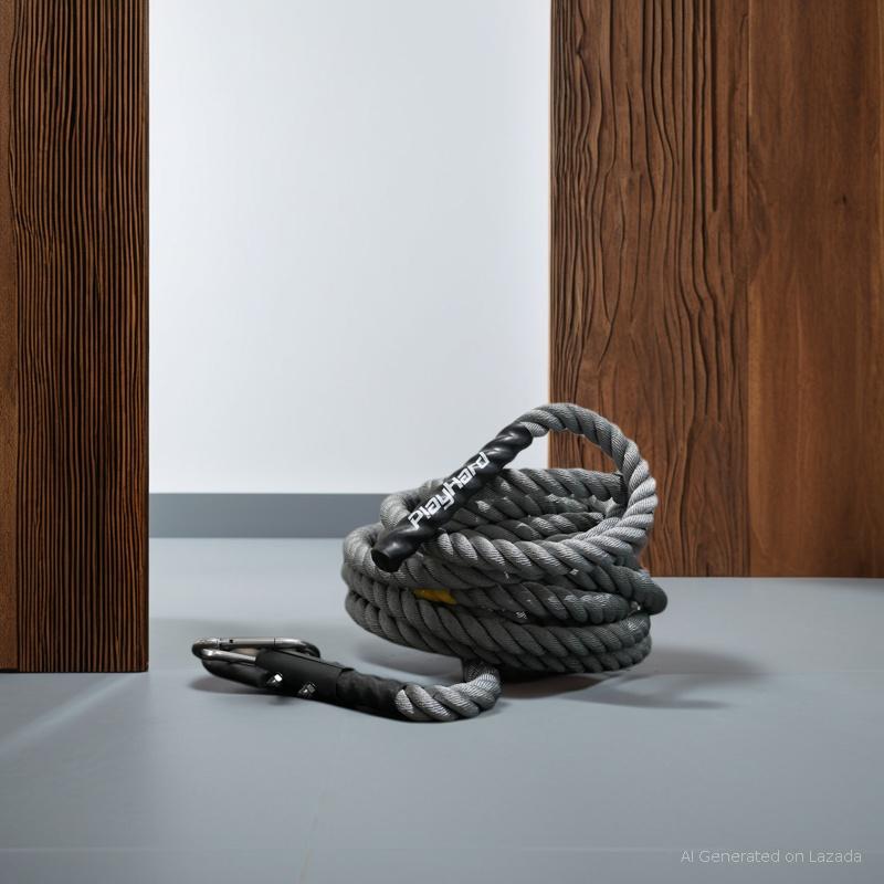 PlayHard Race Sled Pull Rope 3.0 | Heavy Duty Pull Rope with Carabiner | Training Rope for Weight Sled | Functional Fitness