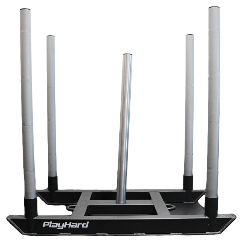 PlayHard Power Race Sled 3.0 | Commercial Push Pull Weight Sled | Functional Fitness Training Sled | Olympic Plate Compatible