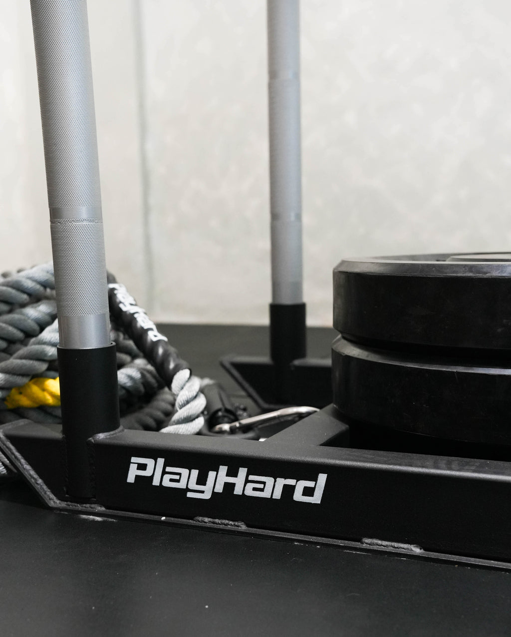 PlayHard Power Race Sled 3.0 | Commercial Push Pull Weight Sled | Functional Fitness Training Sled | Olympic Plate Compatible