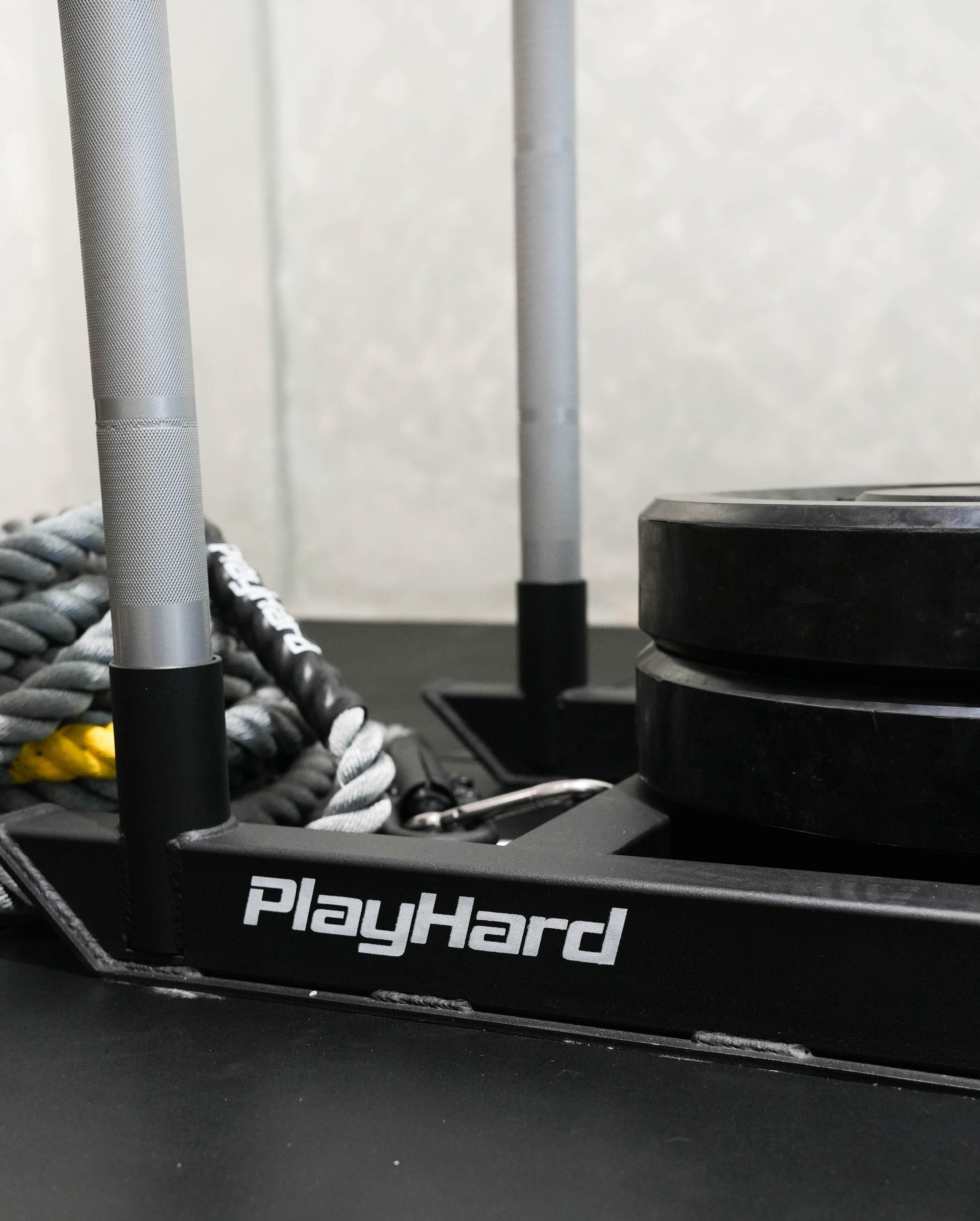 PlayHard Power Race Sled 3.0 | Commercial Push Pull Weight Sled | Functional Fitness Training Sled | Olympic Plate Compatible