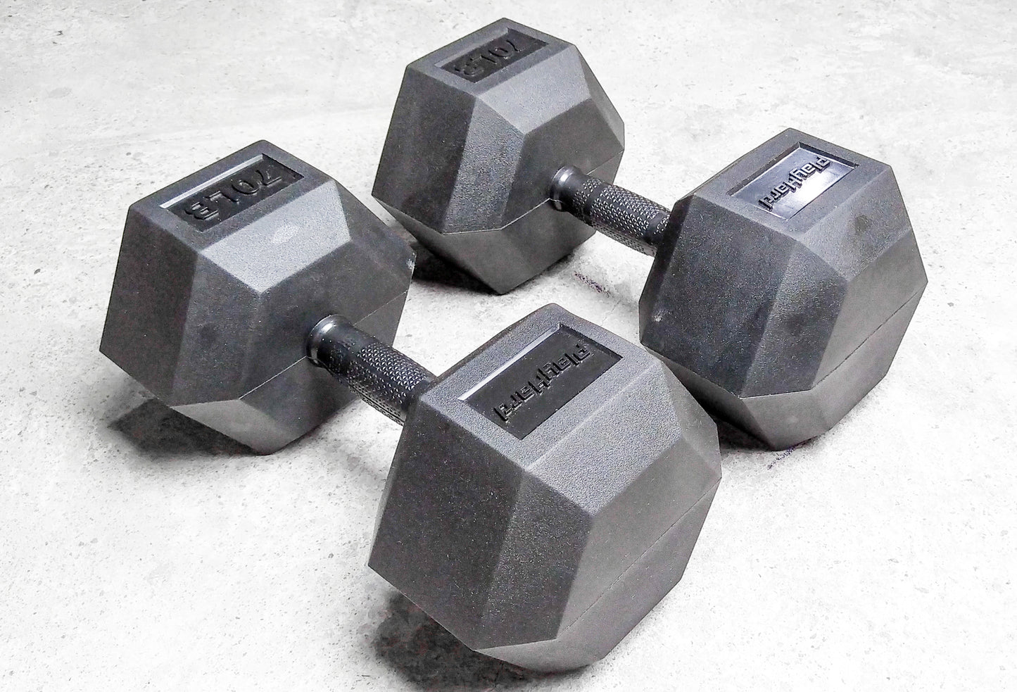 PlayHard Premium Black Hex Dumbbell