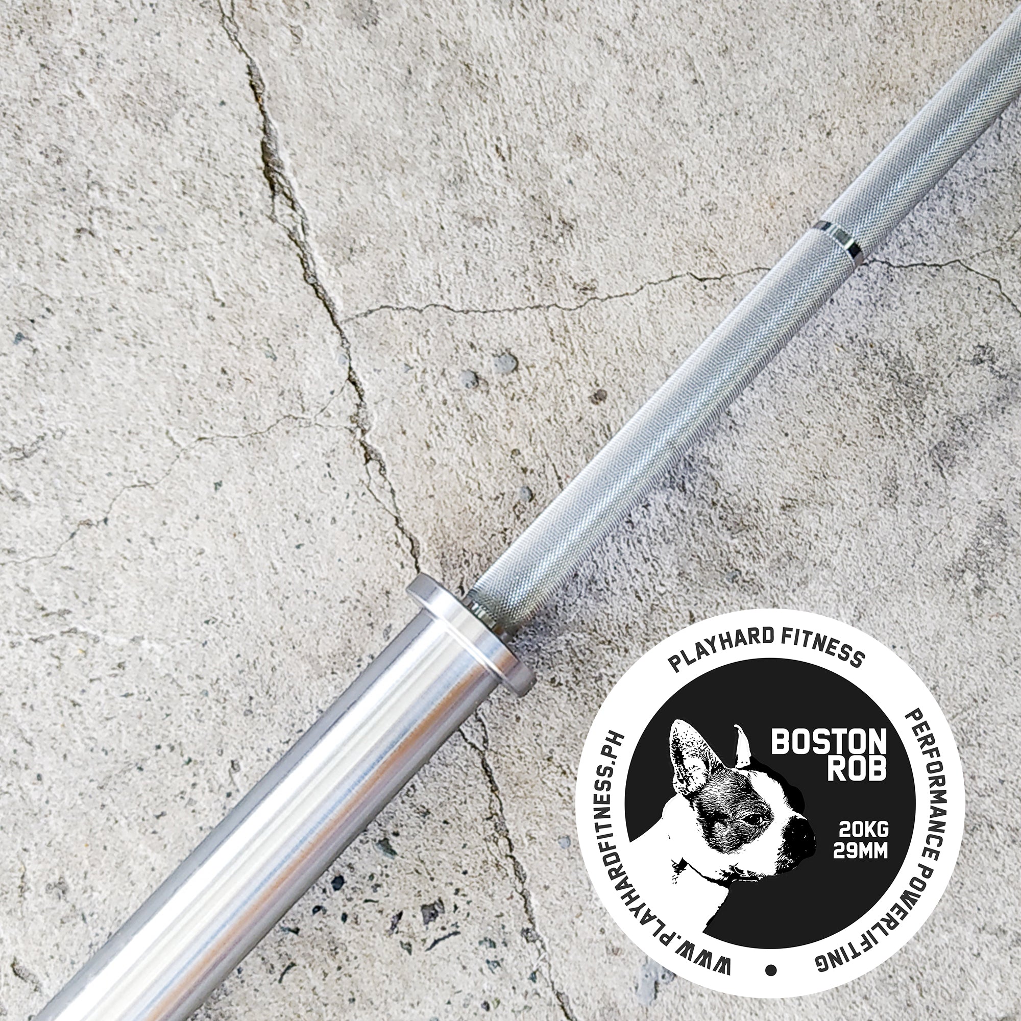 PlayHard Boston Rob Powerlifting Barbell 20kg (IPF Standards)