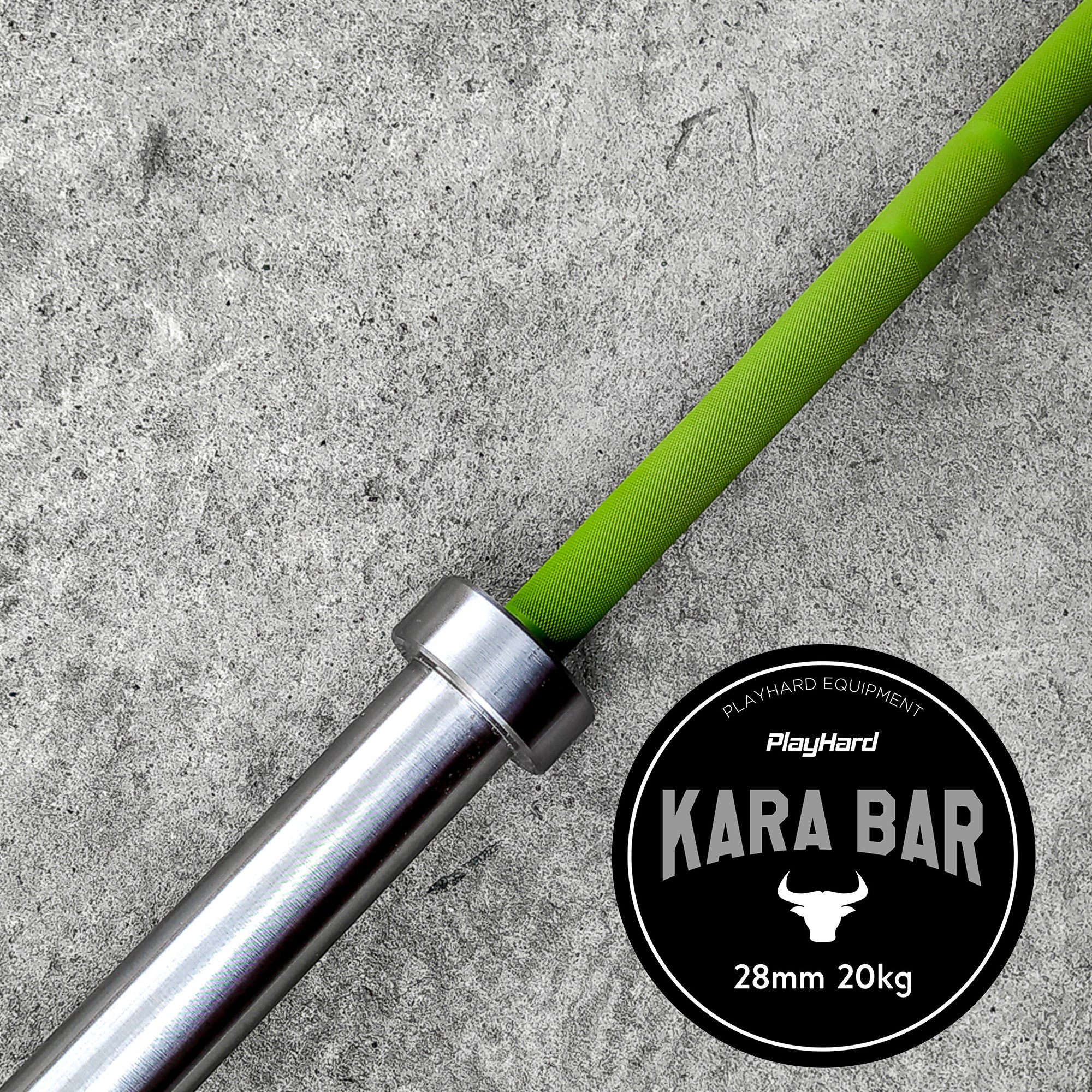 PlayHard Men's Cerakote Kara Olympic Barbell 20 KG